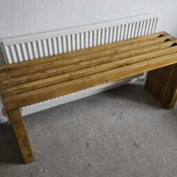 Bench, Wooden Bench , Garden, Home, Furniture, Patio, Handmade - thumbnail 3