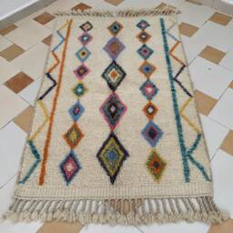 Nada Azilal Moroccan Wool Handmade Rug - thumbnail 2