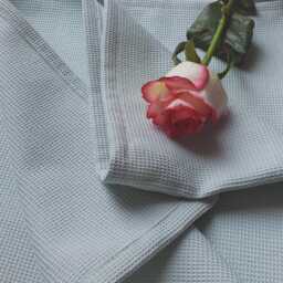 Cotton Waffle Weave Sauna Towel - Made in Latvia - thumbnail 2