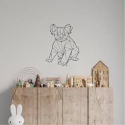 Geometric Koala Wall Art, Minimalist, Modern, Abstract, Decal, Mural, Transfer, Boho -G027 , 5 Sizes, 36 Colour Options - thumbnail 3