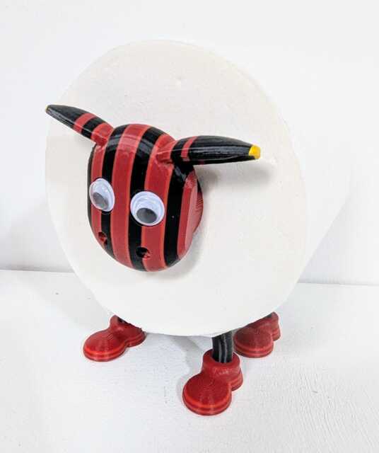 Afc Bournemouth Sheep Toilet Roll Holder Football Fan Gift With Custom Boots. Funny Soccer Gift For Him/Her - Bathroom Decor Accessories - image 1