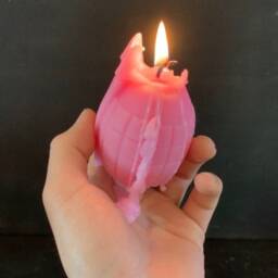 Grenade Candles/Candle/Figure/Sculpture/Candle 3D/Scented/Gift/Home Decor/Design/Design Candle/Fashionable Candle/Art/Deco/Unique/Bomb - thumbnail 2