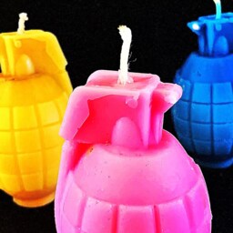 Grenade Candles/Candle/Figure/Sculpture/Candle 3D/Scented/Gift/Home Decor/Design/Design Candle/Fashionable Candle/Art/Deco/Unique/Bomb - thumbnail 3