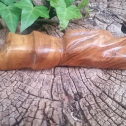 Olive Wood Mezuzah Case, Hand Made From Israel 4.5 - thumbnail 2