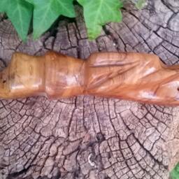 Olive Wood Mezuzah Case, Hand Made From Israel 4.5 - thumbnail 3