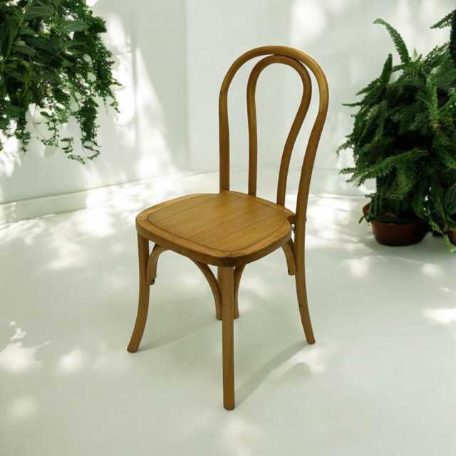 Elm Bentwood Dining Chair Rustic Stacking Design - image 1