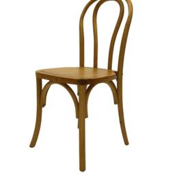 Elm Bentwood Dining Chair Rustic Stacking Design - thumbnail 3
