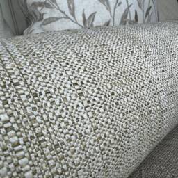 "Modern Cushion Bolster For Sofa, Tonal Weave Pillow, Natural Cushion, Plain 16"" X 6" - thumbnail 3