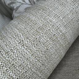 "Modern Cushion Bolster For Sofa, Tonal Weave Pillow, Natural Cushion, Plain 16"" X 6" - thumbnail 2