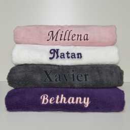 Personalised Embroidered 550Gsm Towels, Sports, Gift, Bath Towel, Add Any Name - thumbnail 1