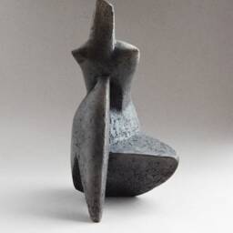 Ceramic Sculpture, Black Ceramics, Ceramic Figurine, African Figure, Sculpture For The Garden, Ceramics Raku, Art & Collecting, Woman - thumbnail 4