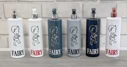 Fairy Washing Up Liquid Kitchen Soap Dispenser 500Ml - Reusable Pump Bottle Sink D??cor New Home Gift