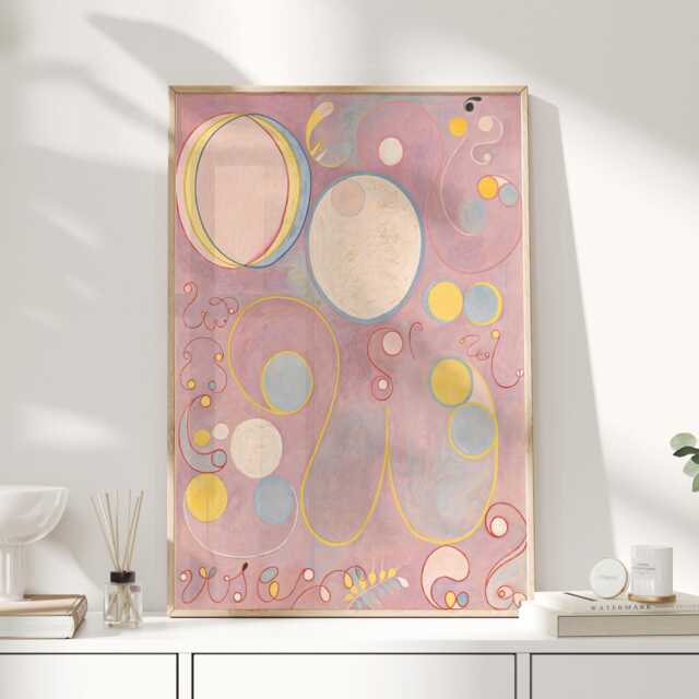 Hilma Klint, Af Klint Print, Posters, Spiritual Art, Abstract Wall Scandinavian Art - image 1