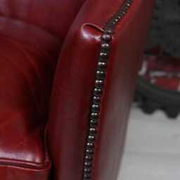 Living Room Seating Lounge Tub Chair Real Distressed Aniline Leather Stock Fast Delivery - Kar2161 - thumbnail 4