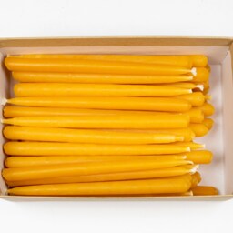 108 X 4Inch Beeswax Taper Candles - 1 Hour Burntime - thumbnail 3