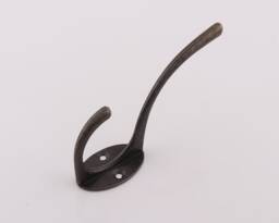 Bronze Farmhouse Coat Rack???vintage Rack, Rustic Hook Rail, Standing Coat Rack, Hat Hook, Towel - 3-3/4