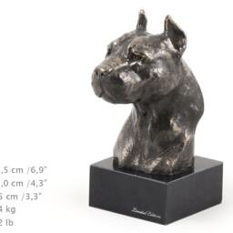 American Staffordshire Terrier, Dog Marble Statue, Limited Edition, Artdog. Made Of Cold Cast Bronze. Solid, Perfect Gift. Limited Edition - thumbnail 4