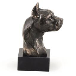 American Staffordshire Terrier, Dog Marble Statue, Limited Edition, Artdog. Made Of Cold Cast Bronze. Solid, Perfect Gift. Limited Edition - thumbnail 3