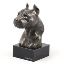 American Staffordshire Terrier, Dog Marble Statue, Limited Edition, Artdog. Made Of Cold Cast Bronze. Solid, Perfect Gift. Limited Edition