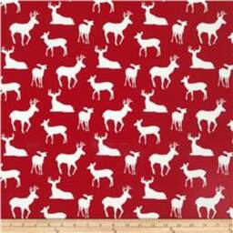 Deer Silhouette.lipstick Red.holiday Pillows.slipcovers.toss Pillow.farmhouse Decor.country Decor.man Cave Decor.nursery - thumbnail 2