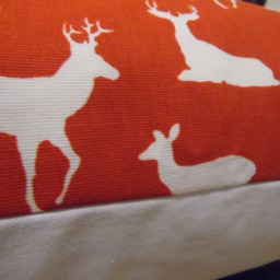 Deer Silhouette.lipstick Red.holiday Pillows.slipcovers.toss Pillow.farmhouse Decor.country Decor.man Cave Decor.nursery - thumbnail 3