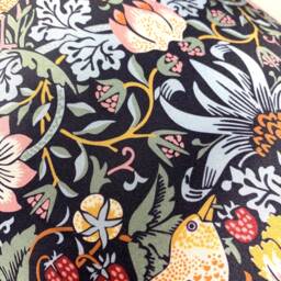 Morris Strawberry Thief Lampshade Navy Blue Art Nouveau Light Shade - thumbnail 4