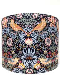 Morris Strawberry Thief Lampshade Navy Blue Art Nouveau Light Shade