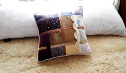 "Throw Pillow..decorative Pillow...couch Pillow...hand Made...""Soft Whisper" - thumbnail 1