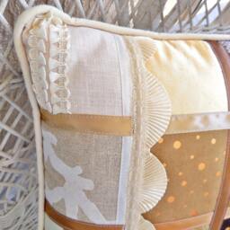 "Throw Pillow..decorative Pillow...couch Pillow...hand Made...""Soft Whisper" - thumbnail 3