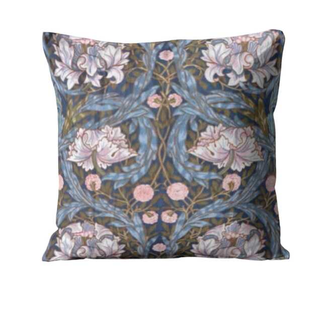 Liberty, William Morris, African Marigold, Mid 80S, Arts & Crafts, Cotton Cushion Cover, Throw Pillow Homeware Decor - image 1