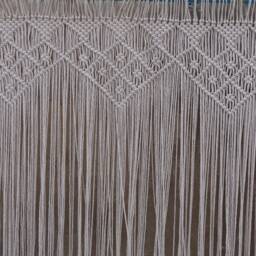 Macrame Valance, Window Curtain, Kitchen Decor Customized Sizes Available - thumbnail 2