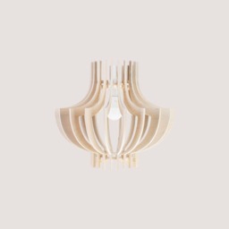 Ceiling Lamp, Chandelier Lighting, - Unique Lamp Of Modern Design, Vintage Wood Lighting, Hanging Home Interior, Saturn - thumbnail 3