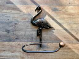 Flamingo Toilet Paper Holder, Tp Tissue Nature, Wall Hook, Bathroom Hardware, Beach Cottage Home
