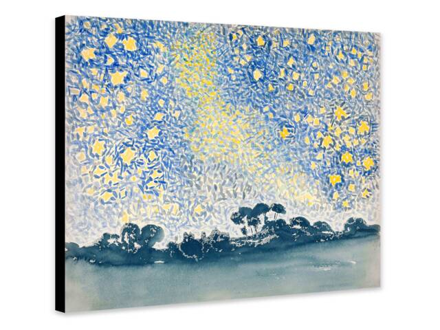 Henri-Edmond Cross Landscape Print - Starry Sky Canvas Or Photo - image 1