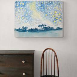 Henri-Edmond Cross Landscape Print - Starry Sky Canvas Or Photo - thumbnail 2