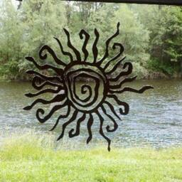 Rustic Sun Indoor/Outdoor Wall Decor 30 - thumbnail 4