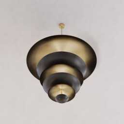 Mid Century Brass Chandelier Sputnik Ceiling Light 9 Cosmic Pendant Fixture Modern 1950S Regolith Design Home Decor - thumbnail 3