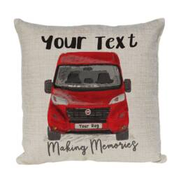 Personalised Ducato Camper Van Motor Home Cushion Cover, Choice Of Colours By Inspired Creative Design - thumbnail 2