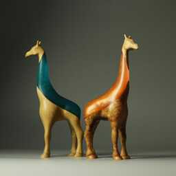 Duo Giraffe Composition - 8+9 - thumbnail 3