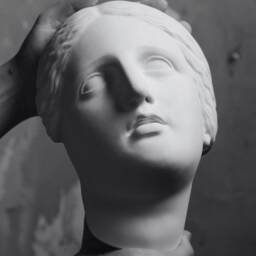 Niobe Portrait Mask, Handmade Plaster Cast, Greek Mythology Classical Wall Sculpture - thumbnail 3