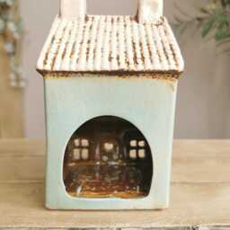Ice Cream Parlour, Ceramic House Tea Light Holder - thumbnail 4