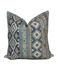 Colefax & Fowler Delgado Navy Belvedere Collection Cushion Cover Pillow Double Sided - thumbnail 1