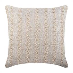 "Decorative Pearls Pearl Ivory European Pillow 24""x24""/26""x26" - thumbnail 1