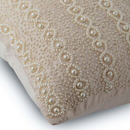 "Decorative Pearls Pearl Ivory European Pillow 24""x24""/26""x26" - thumbnail 2