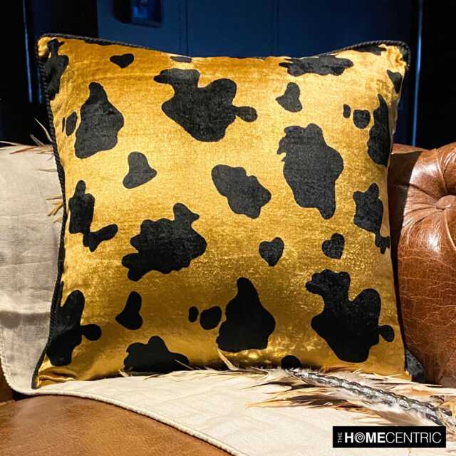"Decorative Gold Pillow Cover 16""x16" - image 1