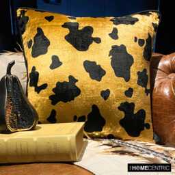 "Decorative Gold Pillow Cover 16""x16" - thumbnail 2
