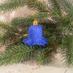 Beaded Bell, Christmas Decoration For The Tree, A Gift, New Year's Handicraft, Home - thumbnail 4