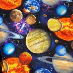 Planet Bean Bag Cover - Mars, Venus, Saturn, Mercury, Jupiter, Uranus, Moon, Stars, Solar System, Space, Blue, Etsy Kids Gifts Under 75 - thumbnail 3