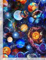 Planet Bean Bag Cover - Mars, Venus, Saturn, Mercury, Jupiter, Uranus, Moon, Stars, Solar System, Space, Blue, Etsy Kids Gifts Under 75
