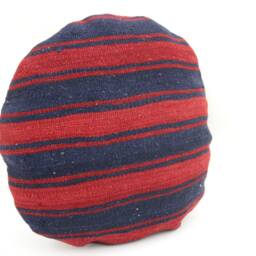 Kilim Pillow, Throw Pillow Covers, 18x18 Blue Round Cushion Case, Outdoor Patio Cushion, Dog 46 - thumbnail 3
